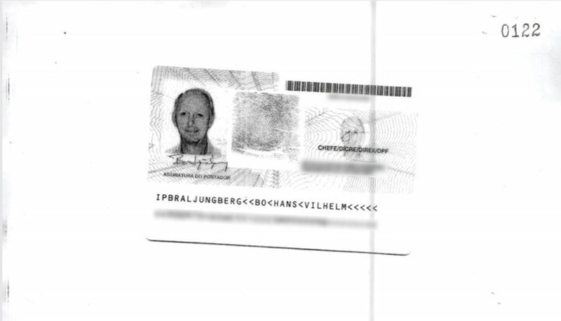scan of court document with Agent Ljungberg's photo
