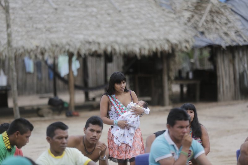 Members of the indigenous Ka'apor community in Brazil’s Alto Turiaçu reserve. Lunae Parracho / Global Witness